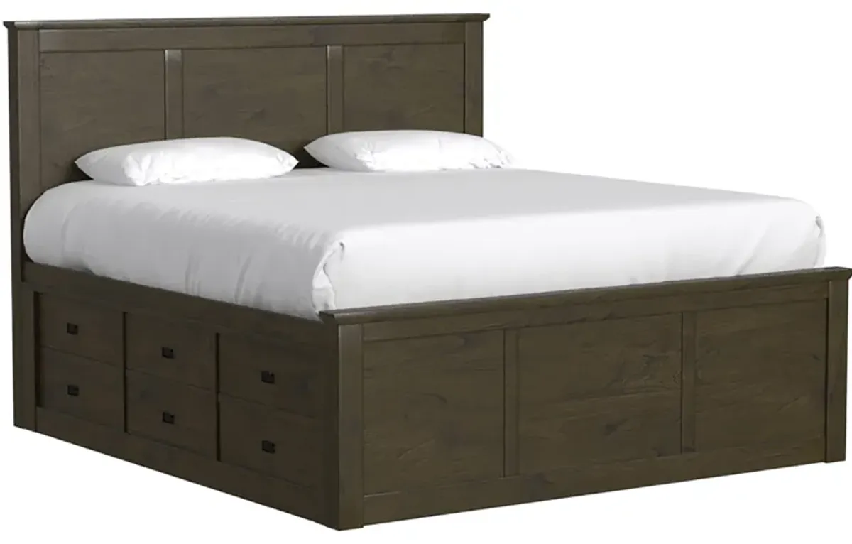 King Storage Bed