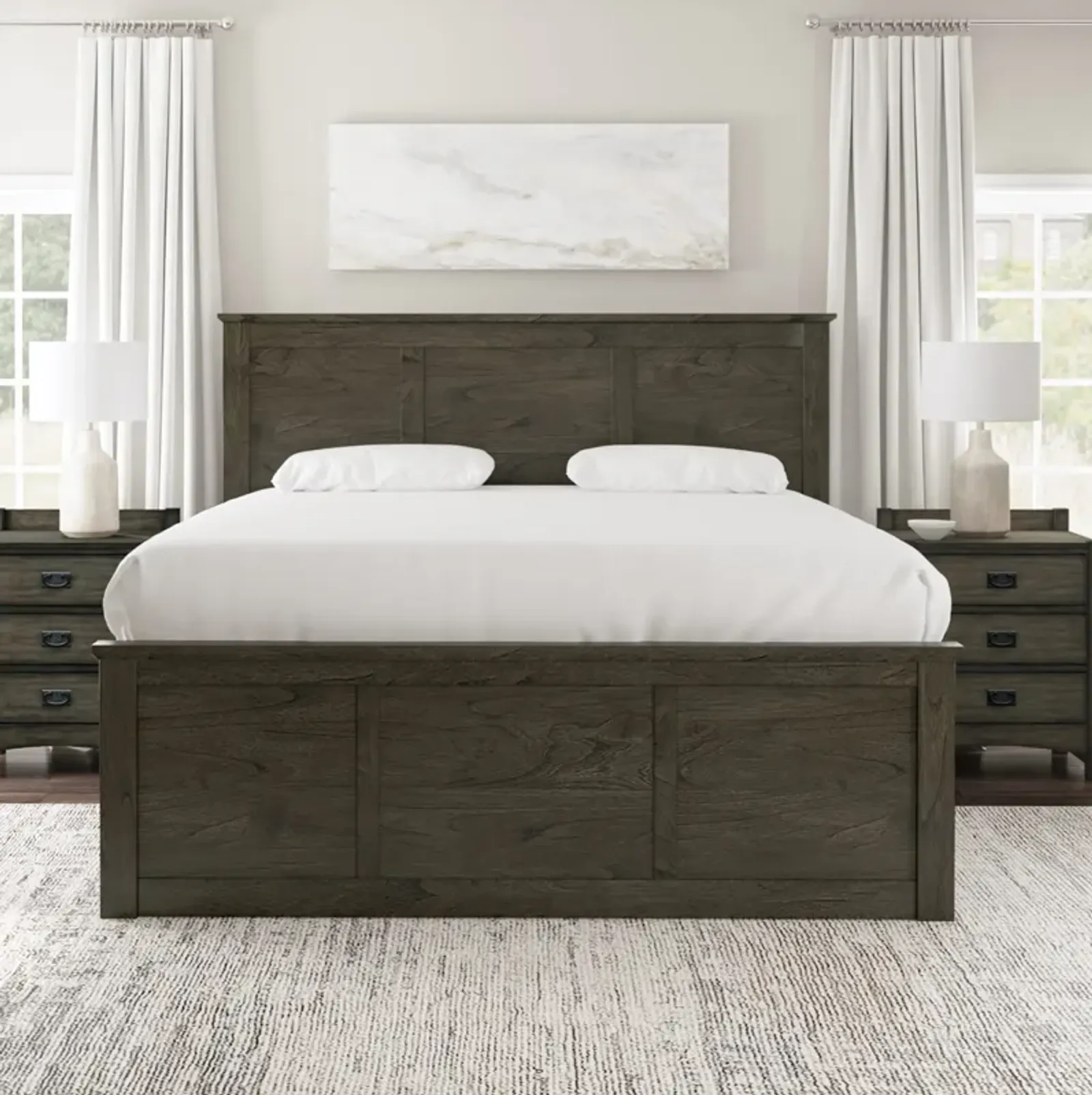 King Storage Bed