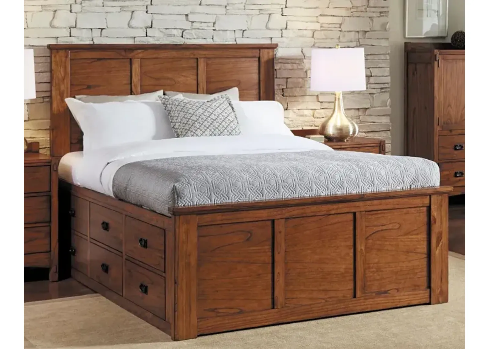 Queen Storage Bed