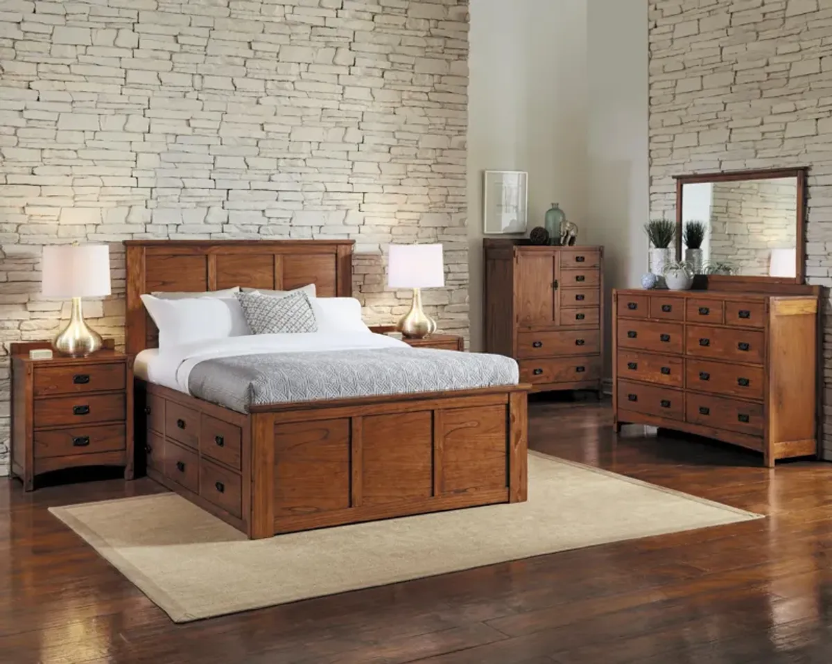 5 Piece Queen Storage Bedroom Set