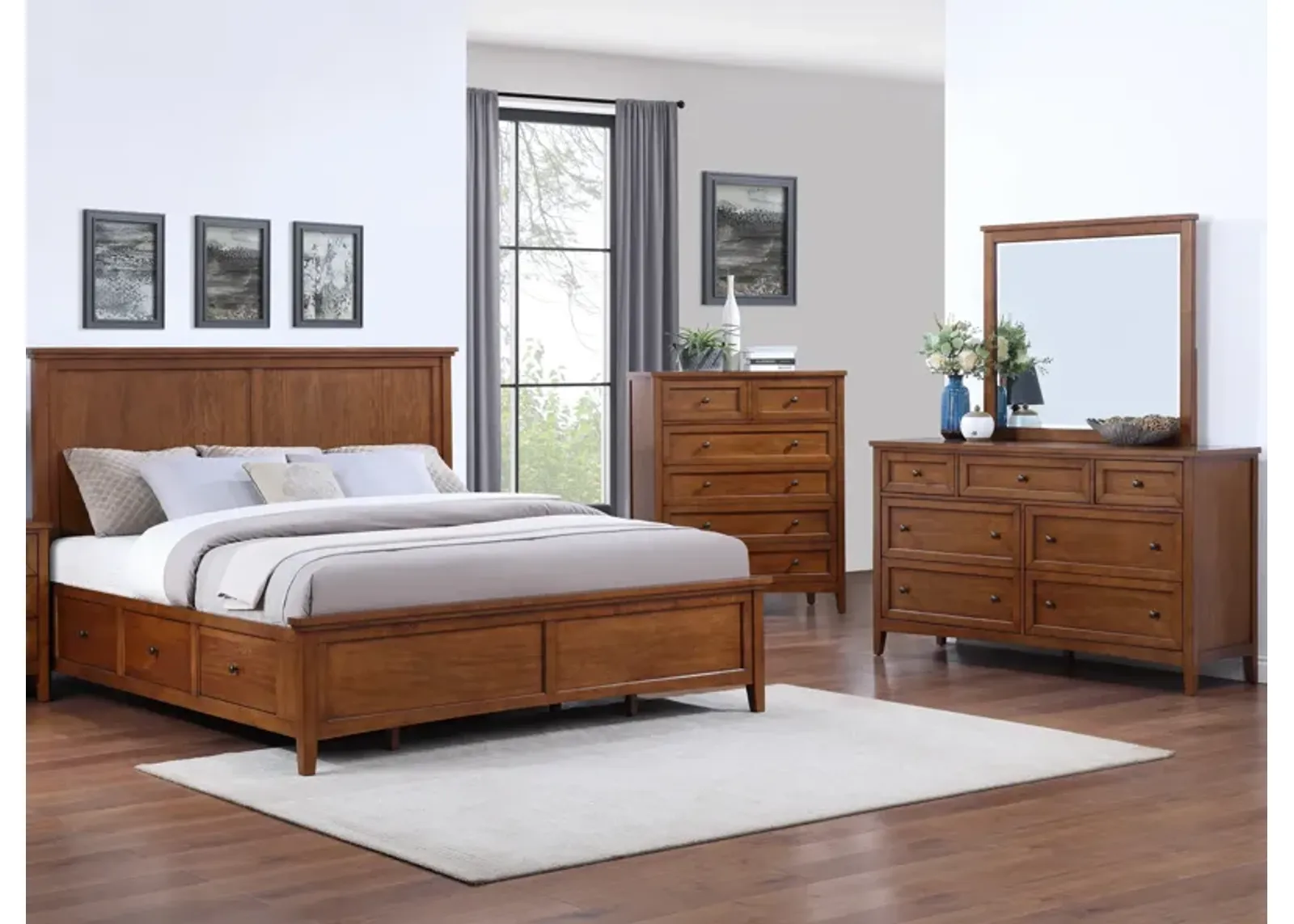 4 Piece King Bedroom