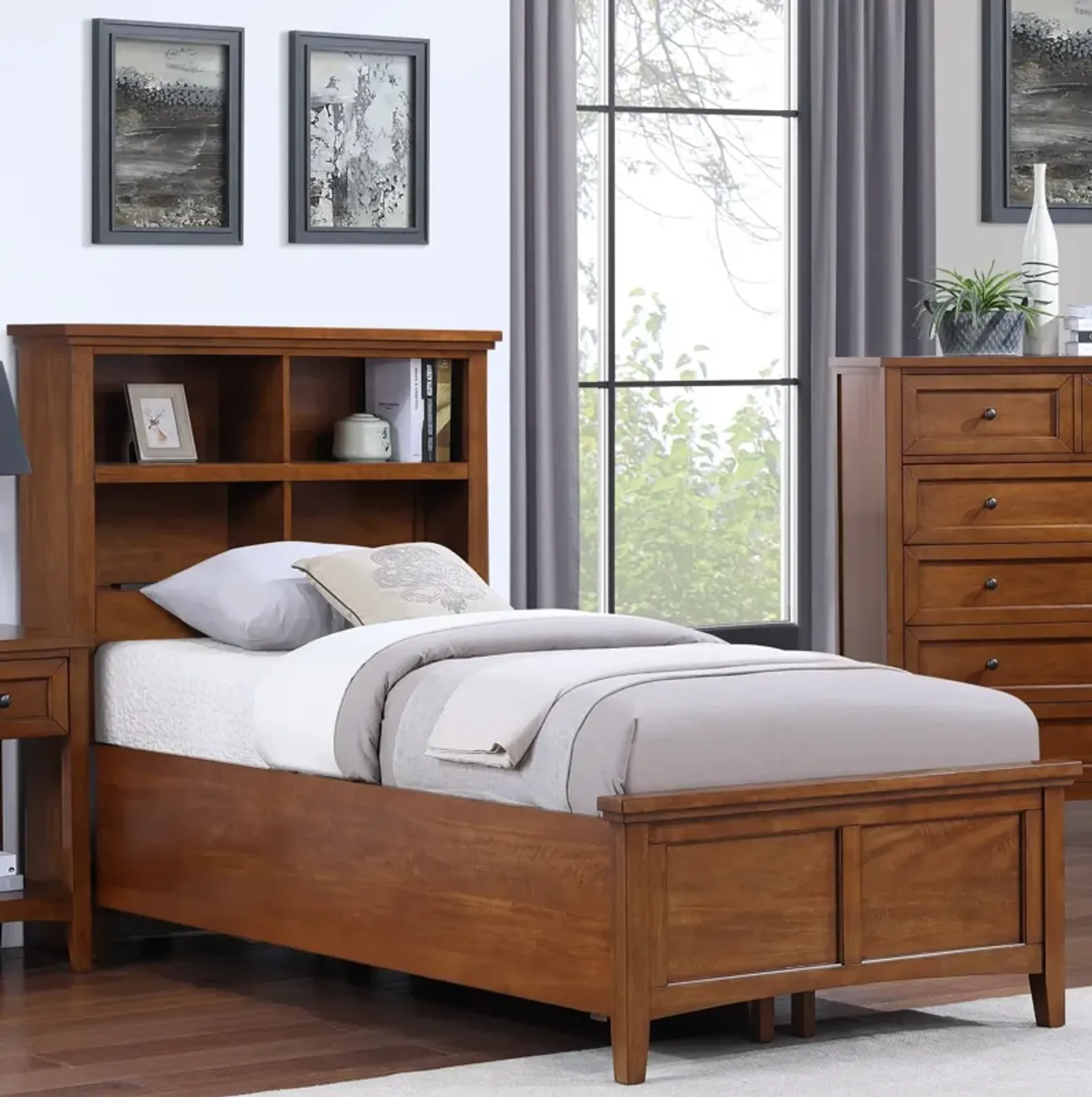 Twin Bookcase Bed