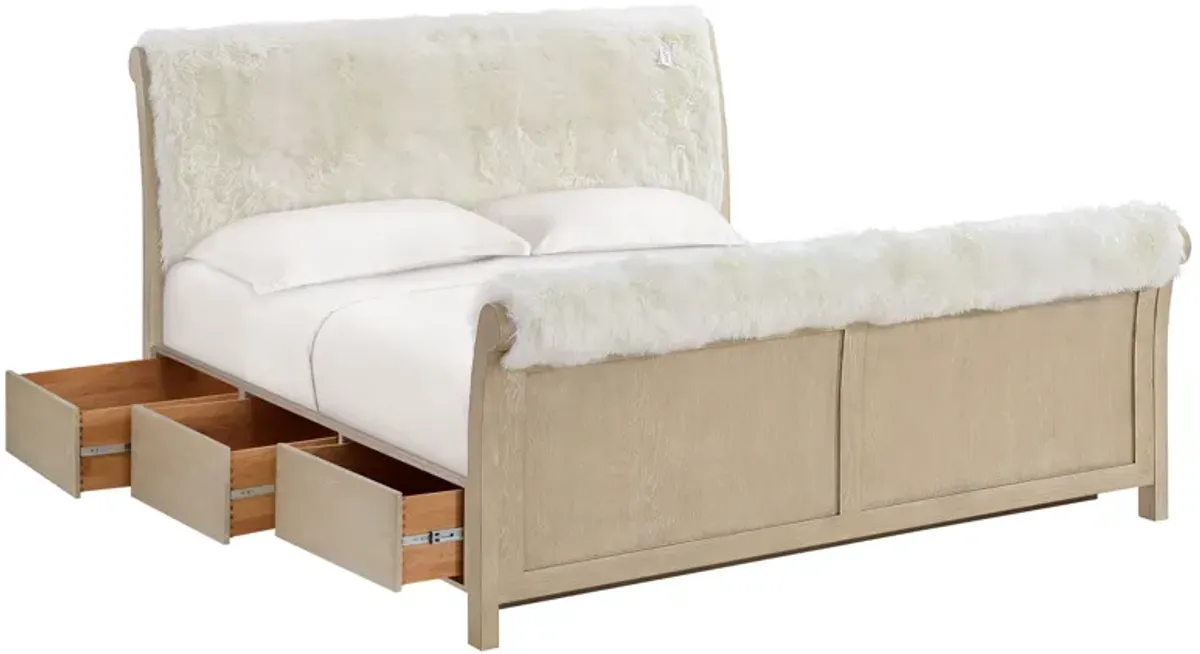 King Storage Bed