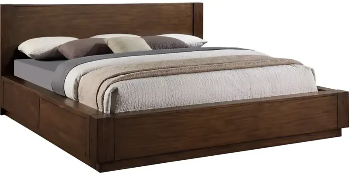 King Storage Bed