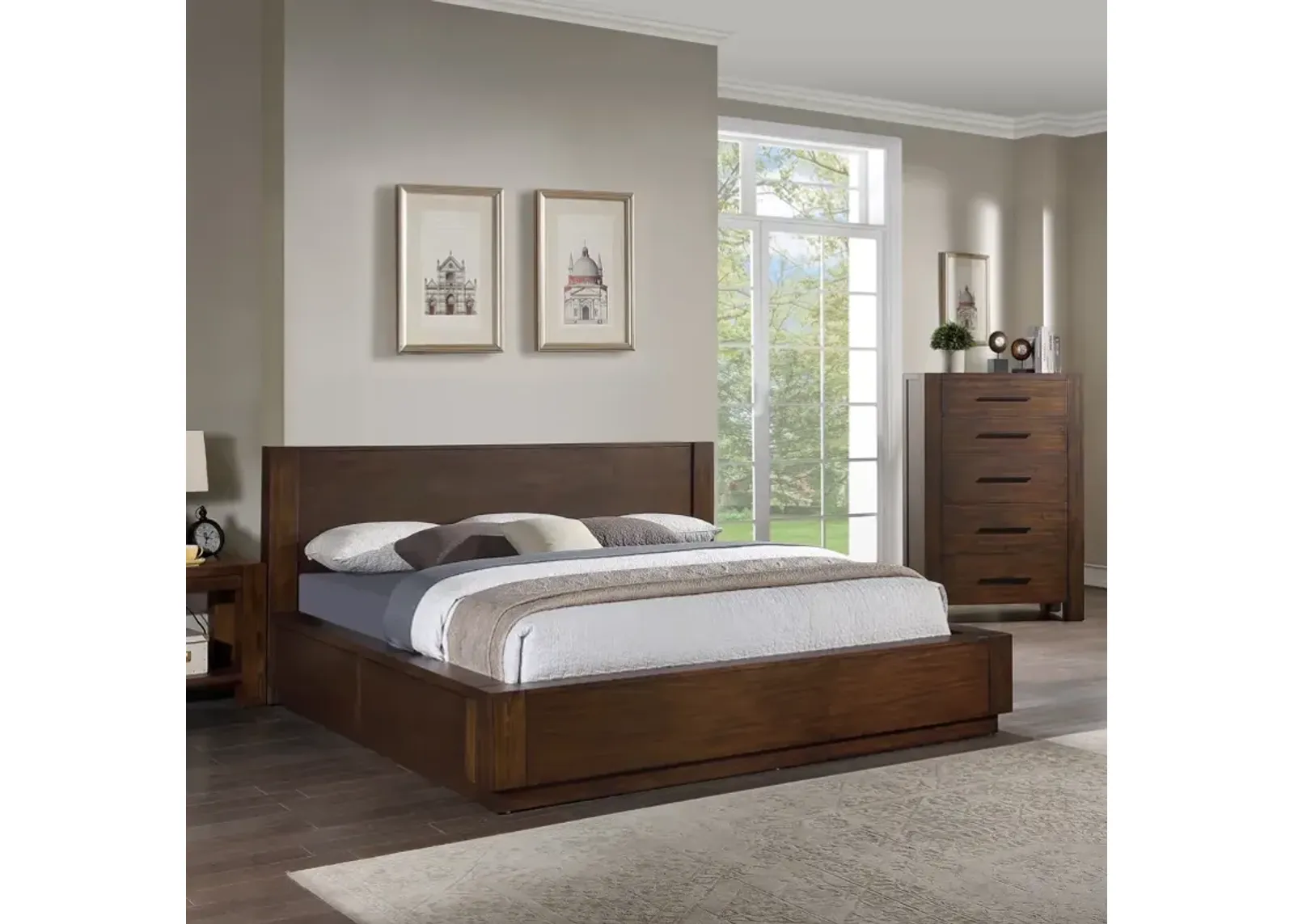 4 Piece Queen Storage Bedroom Set