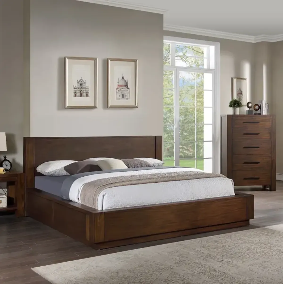 4 Piece Queen Storage Bedroom Set