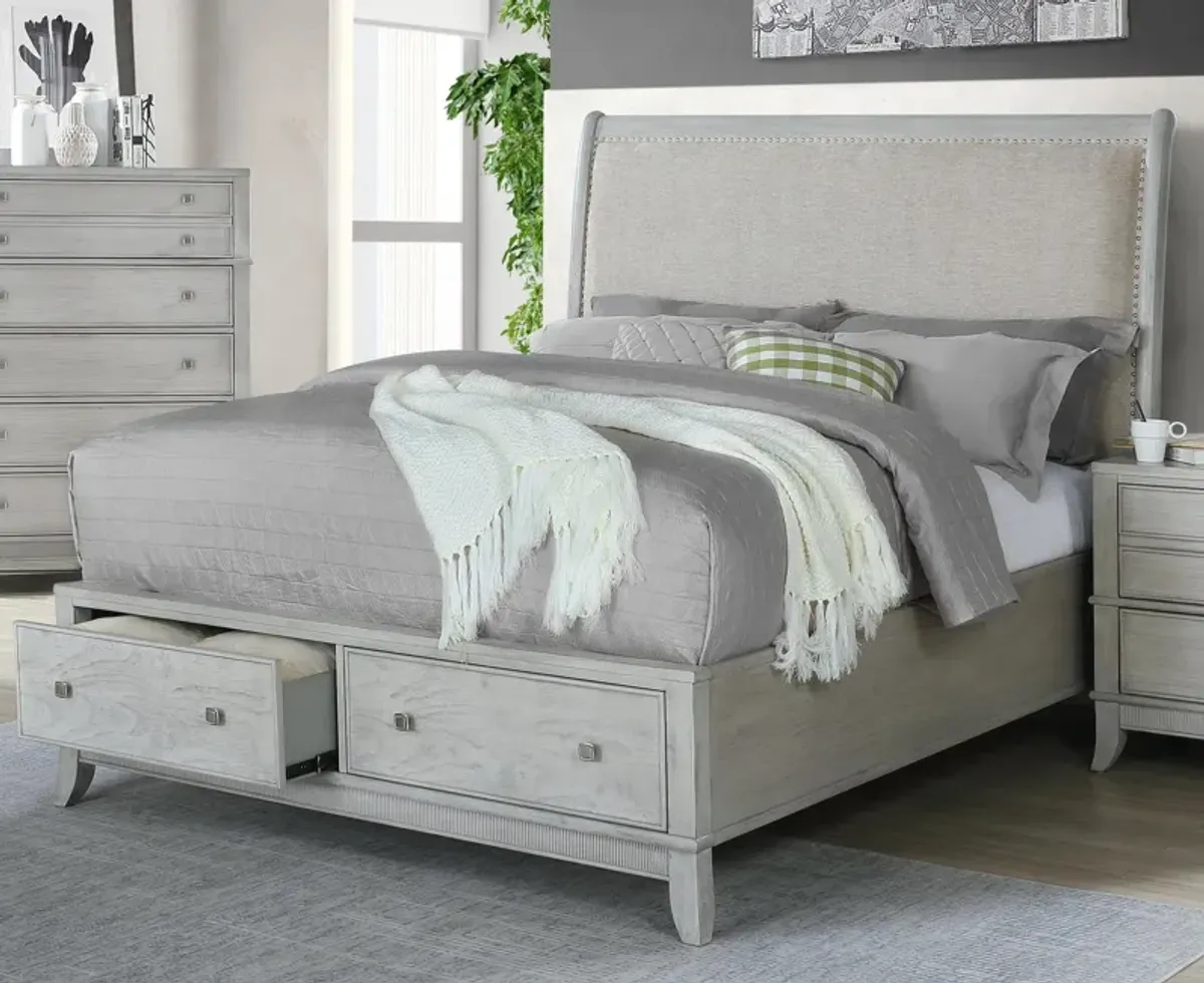 King Storage Bed