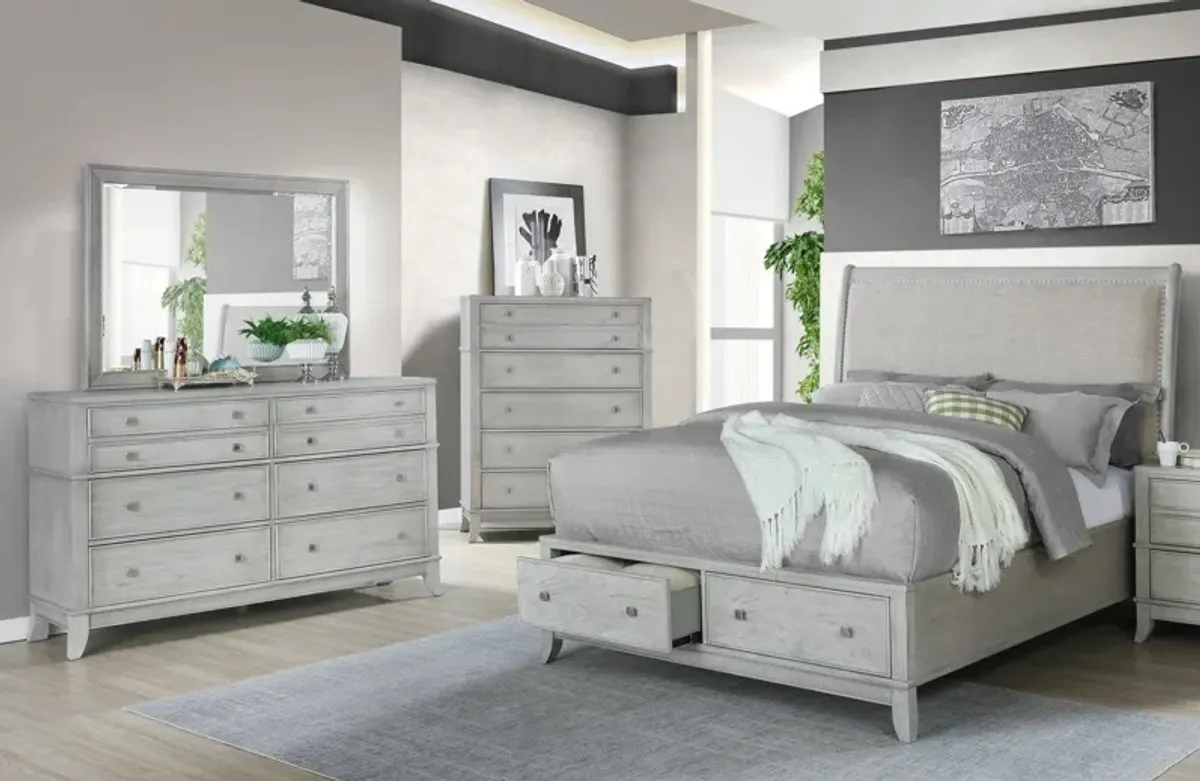 4 Piece Queen Storage Bedroom Set