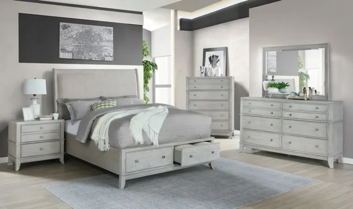 Sylvia 5 Piece Queen Storage Bedroom