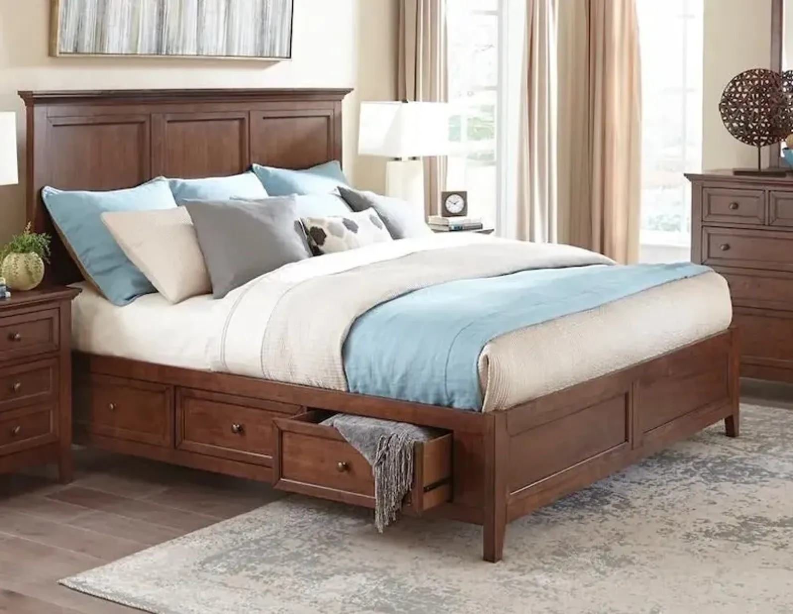 Queen Storage Bed