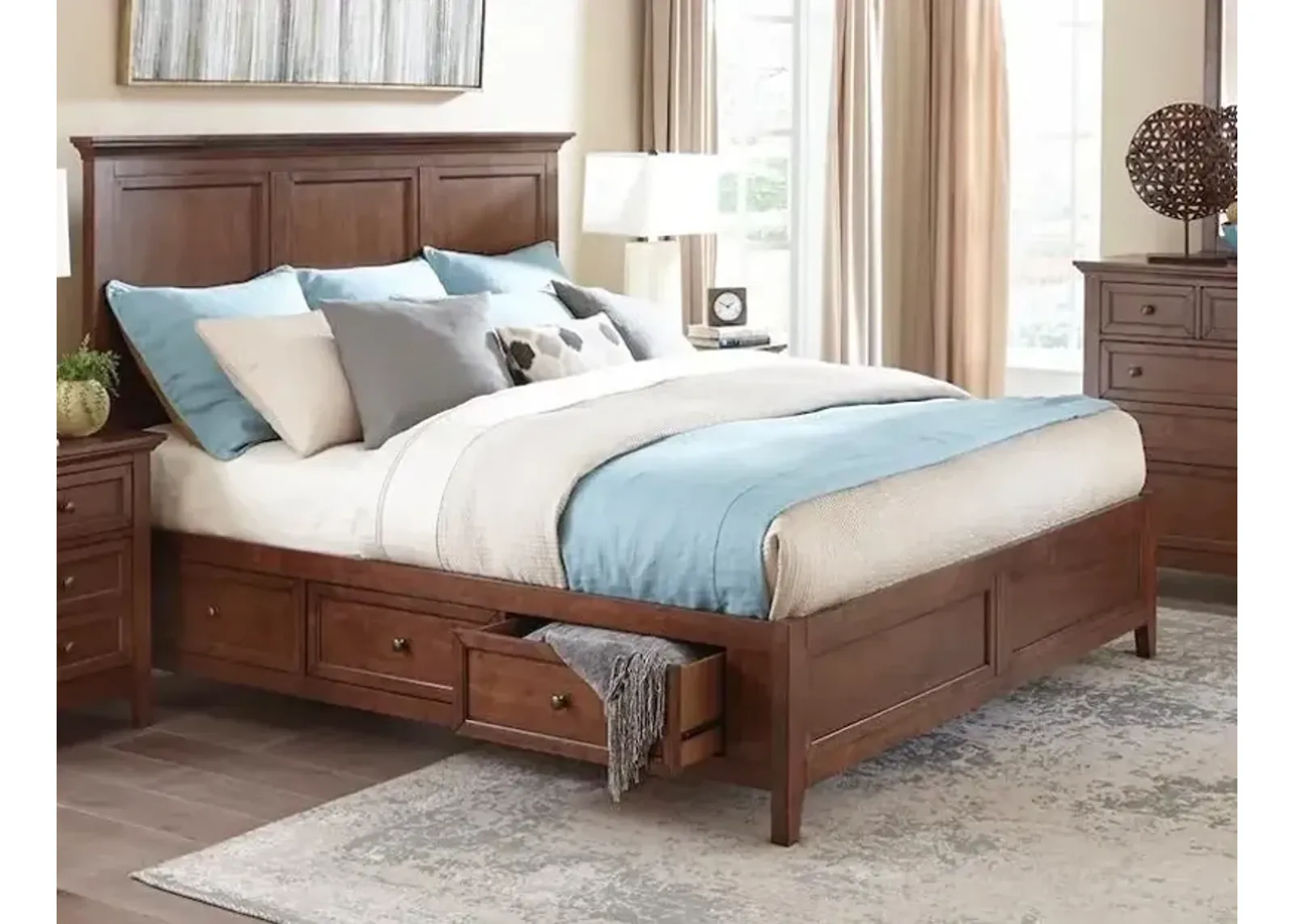 Queen Storage Bed