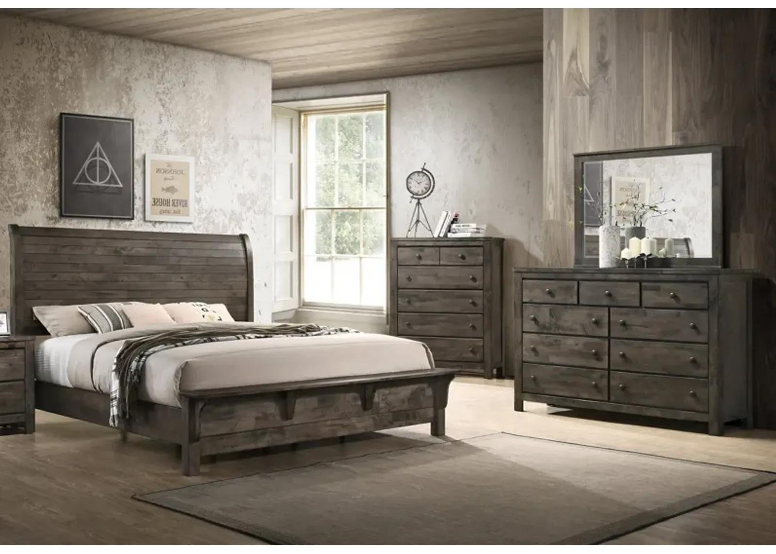 4 Piece King Bedroom Set