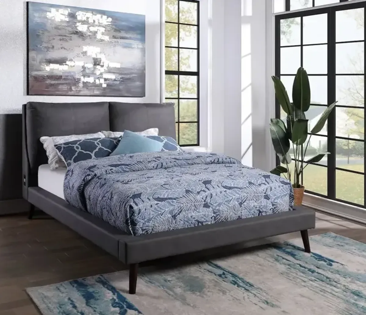 King Upholstered Bed