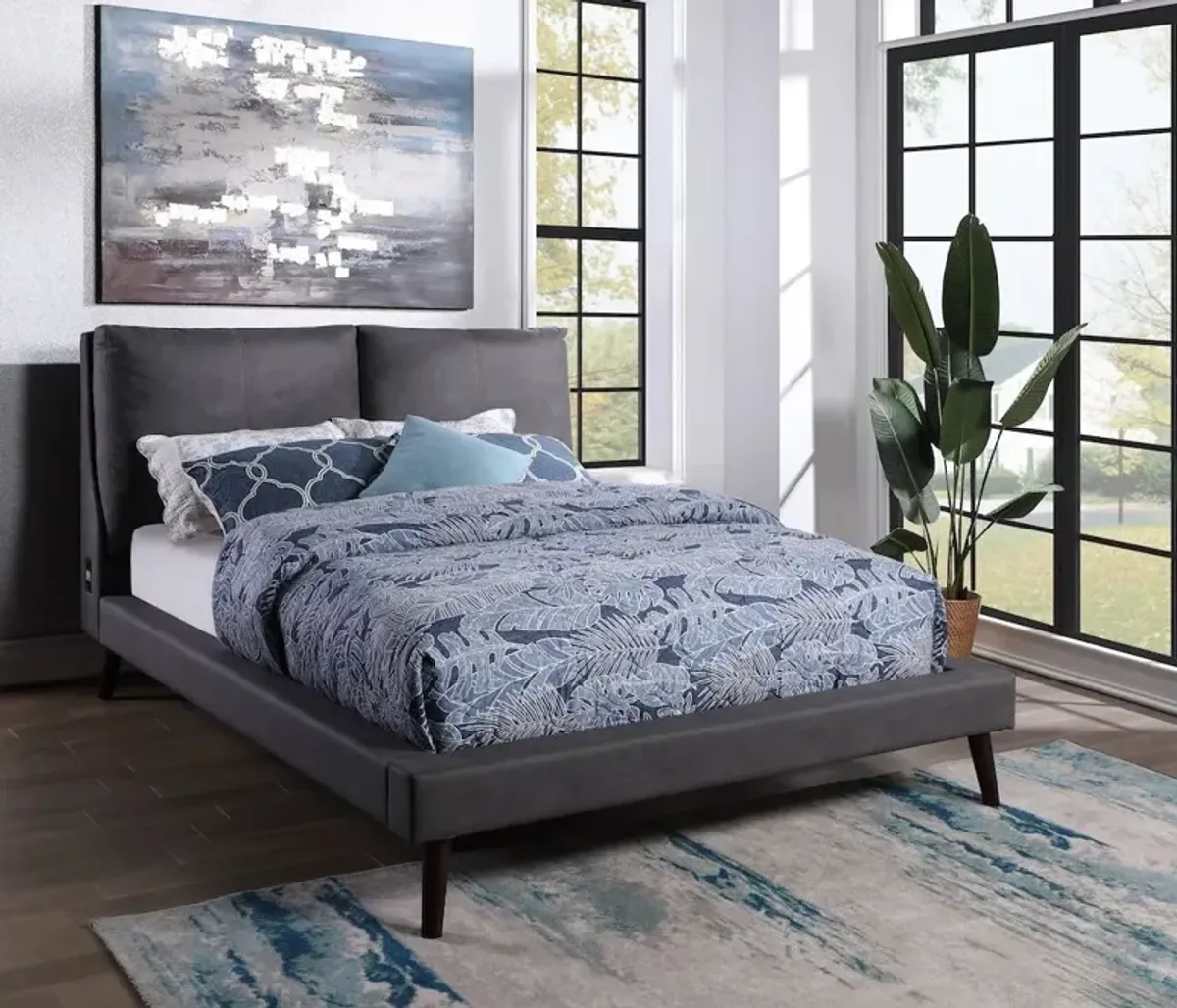 King Upholstered Bed