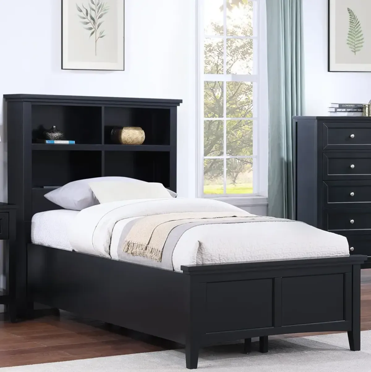 Twin Bookcase Bed