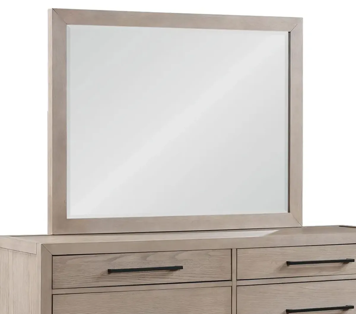 Bella Light Oak Mirror