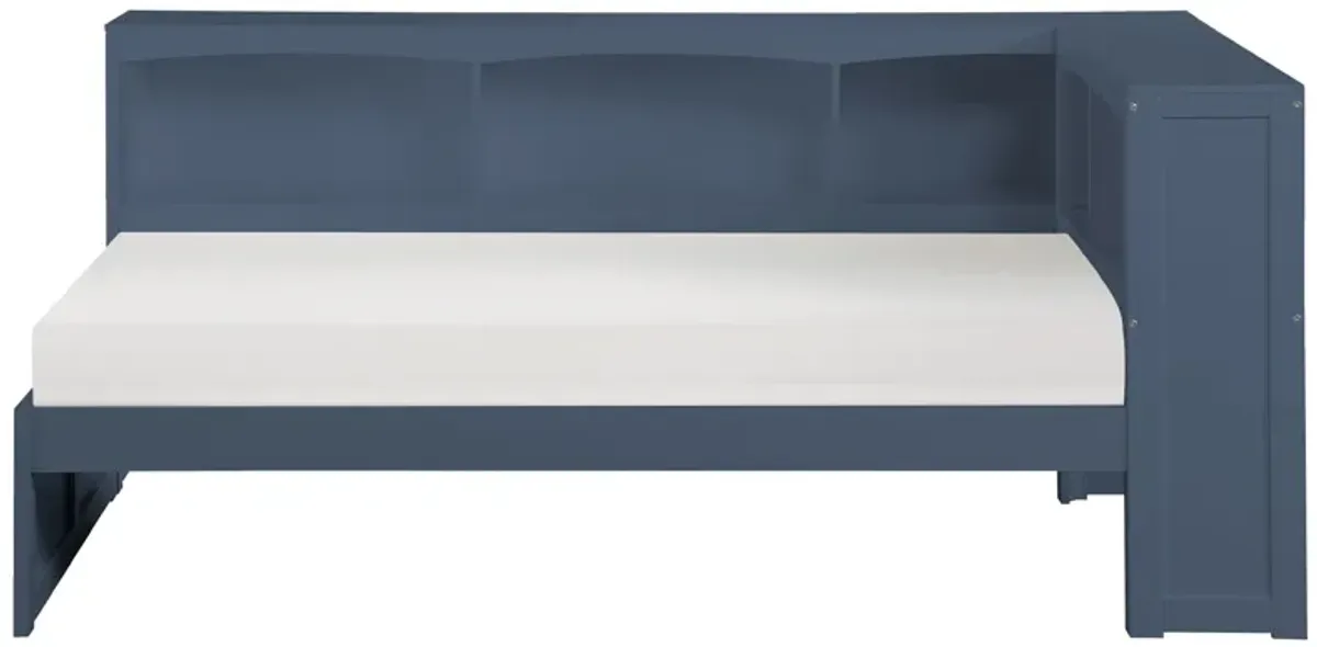 Colors Twin Corner Bookcase Bed