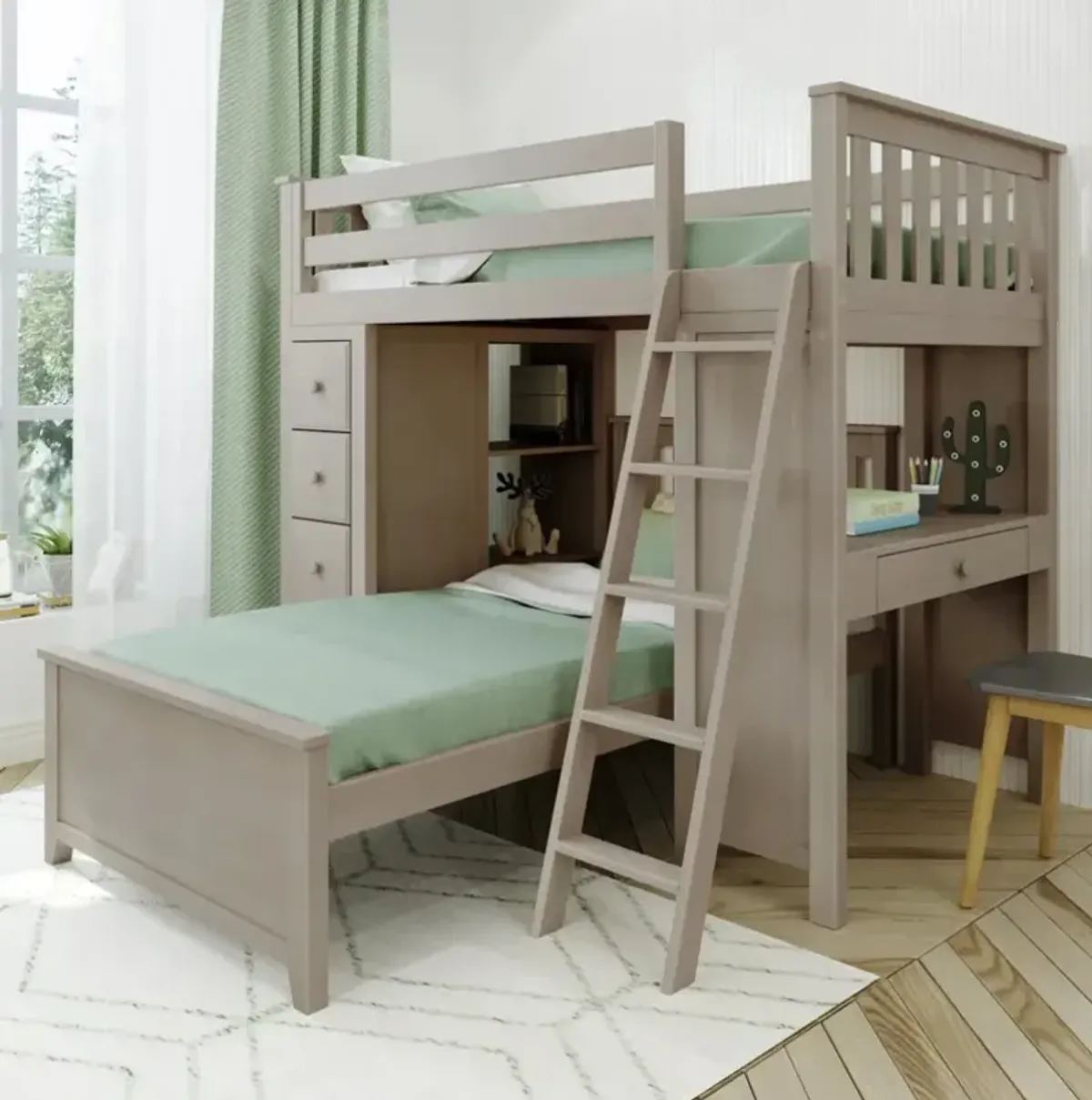 Twin Loft Bed/Twin Bed