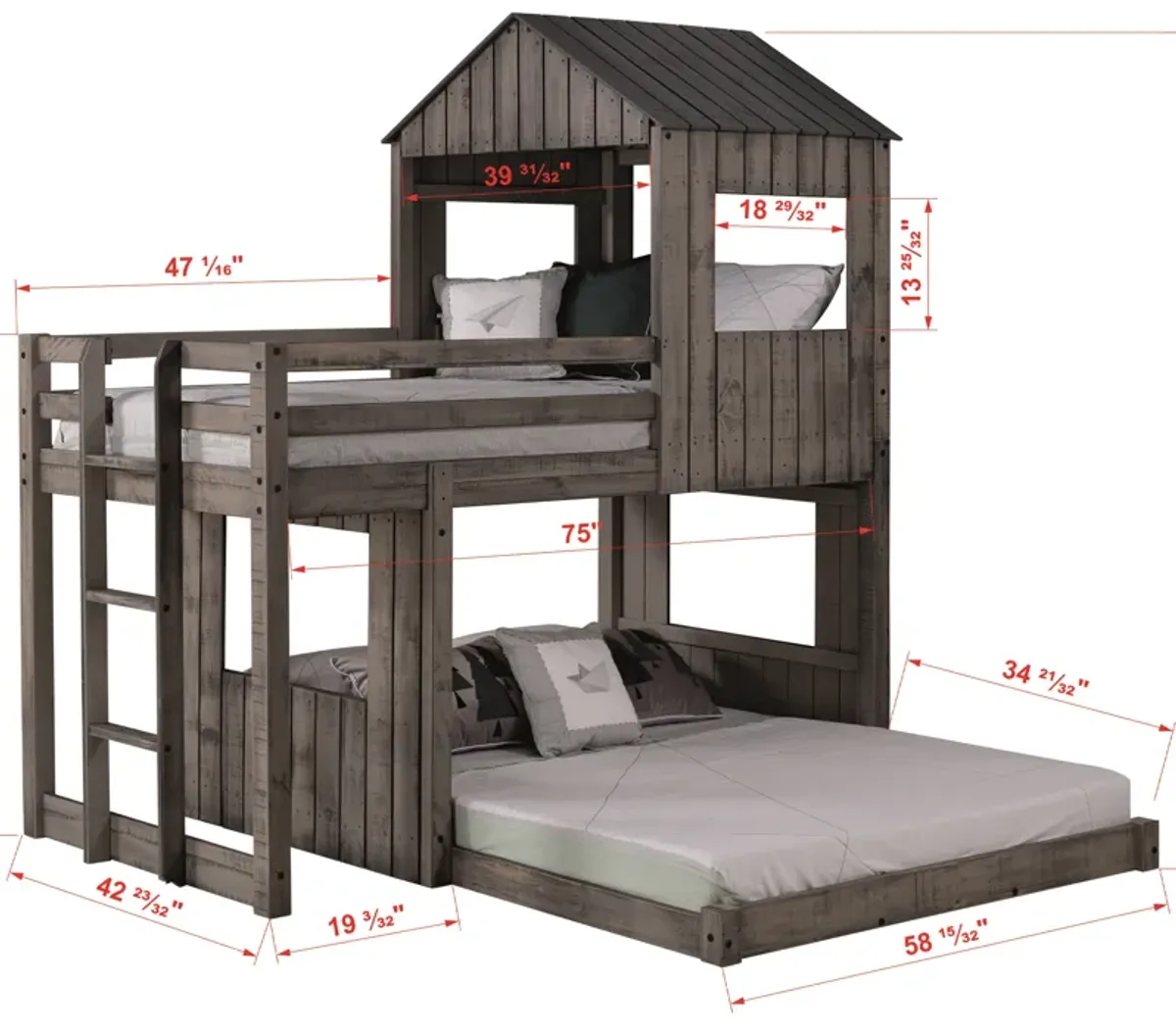 Twin/Full Loft Bed