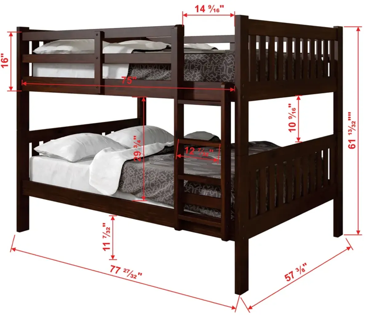 Full Over Full Bunk Bed