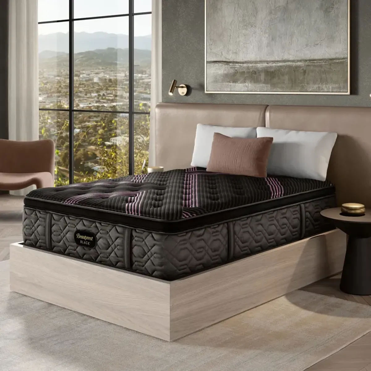 Black Medium Queen Mattress