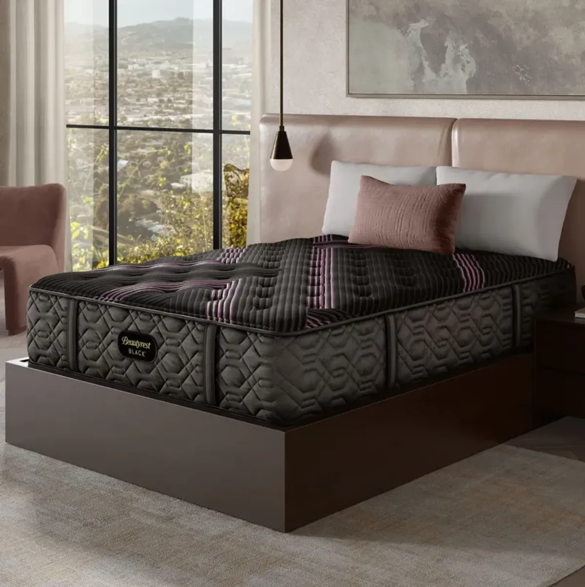 Black Medium King Mattress