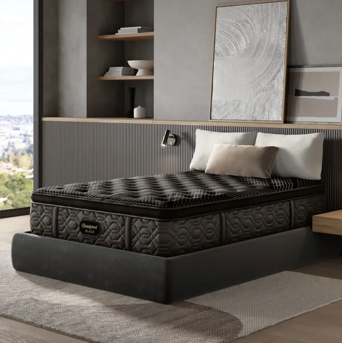 Black Medium King Mattress