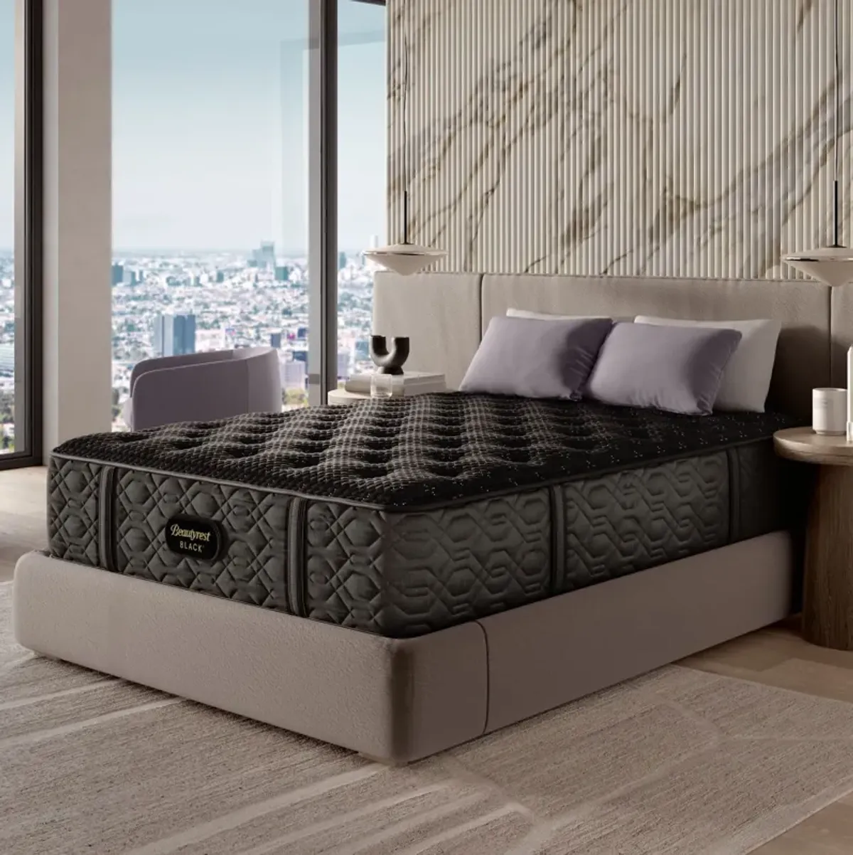 Black Medium King Mattress