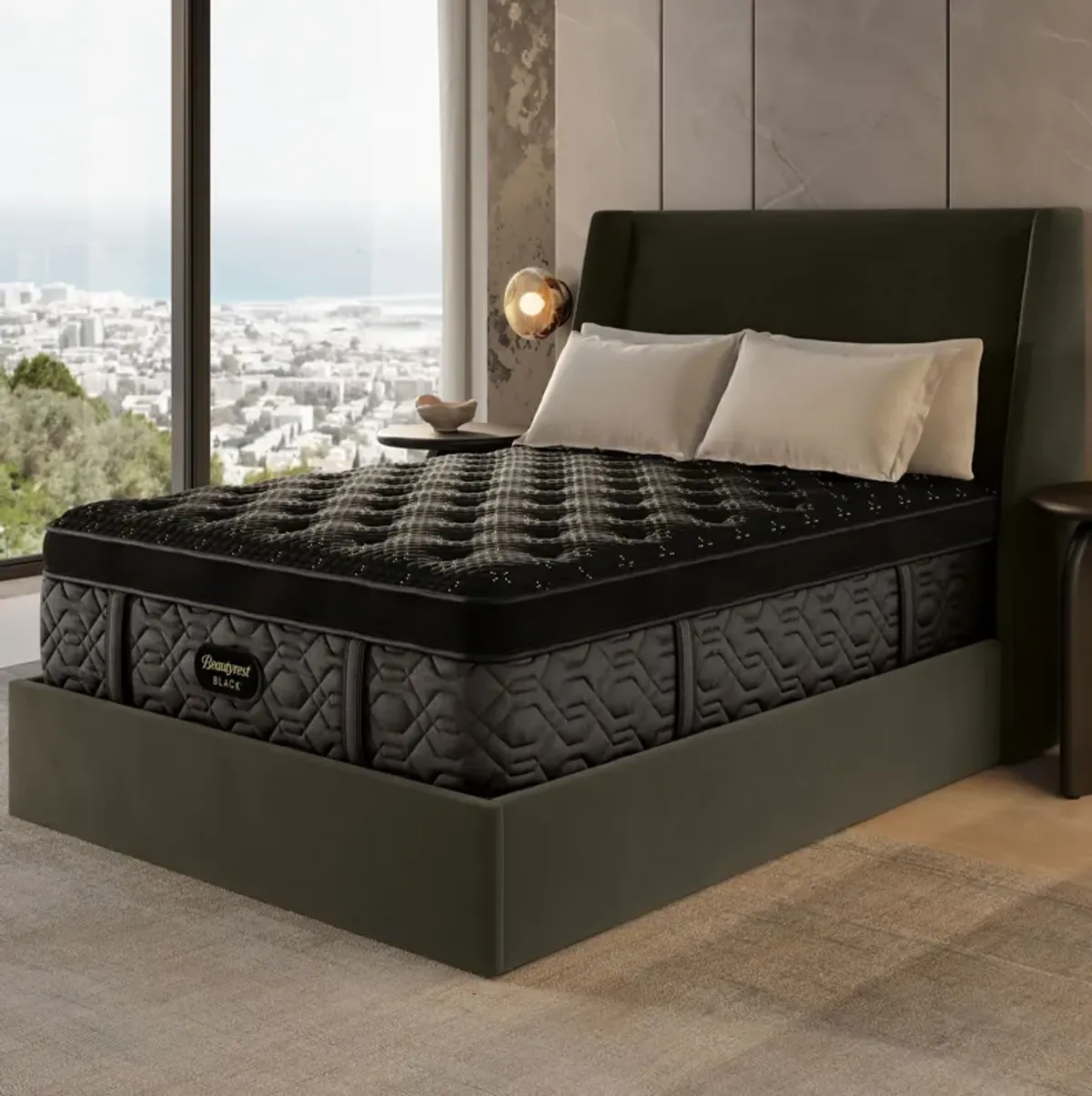 Black Medium California King Mattress