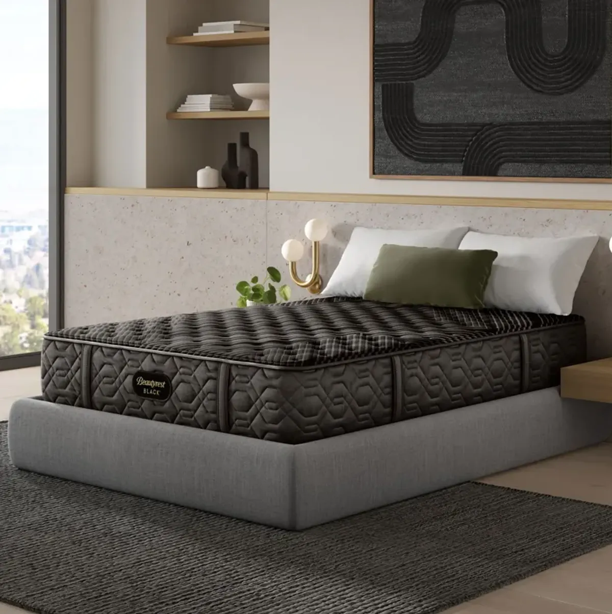 Black Extra Firm California King Mattress