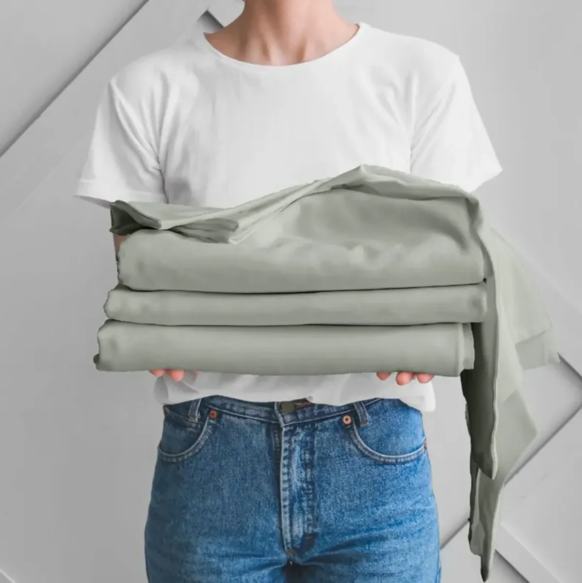 StaDry Twin Sage Sheet Set