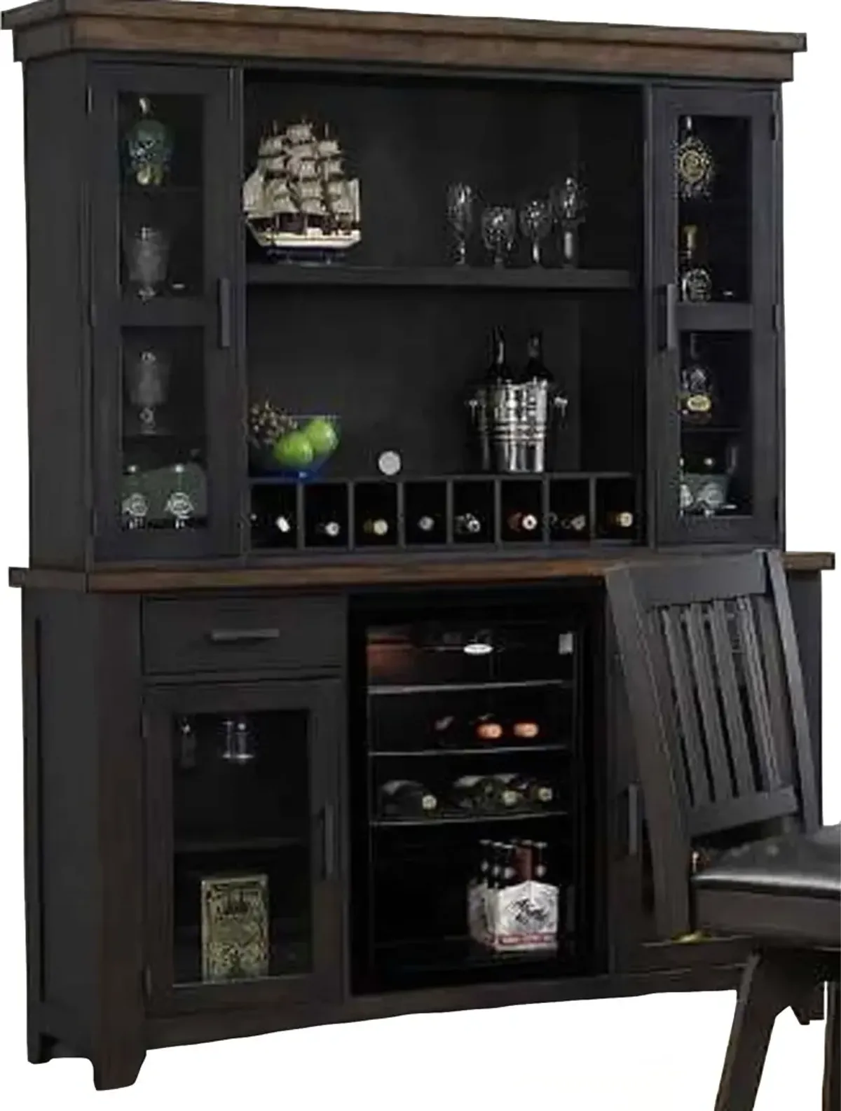 Damien Back Bar & Hutch