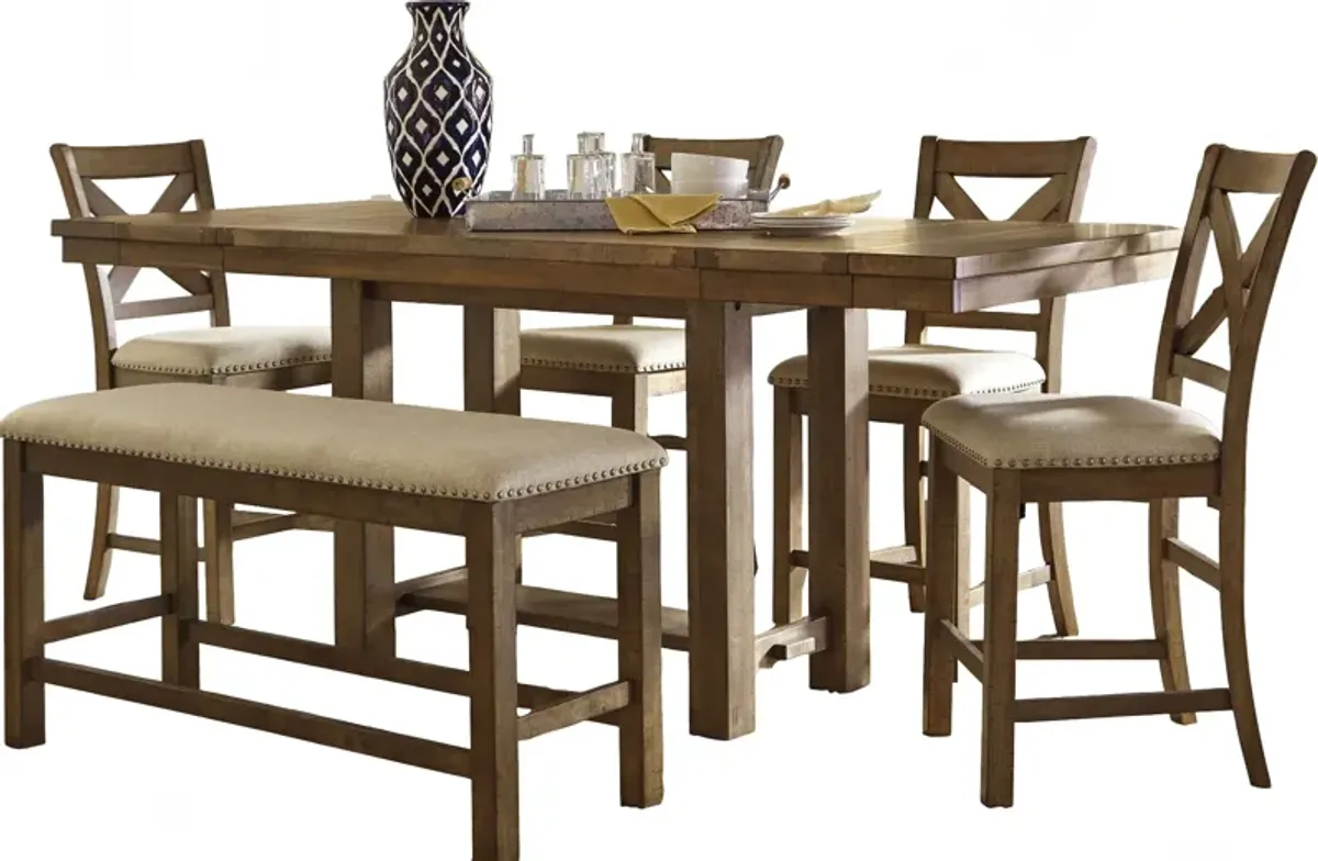 Moriville 6 Piece Pub Set