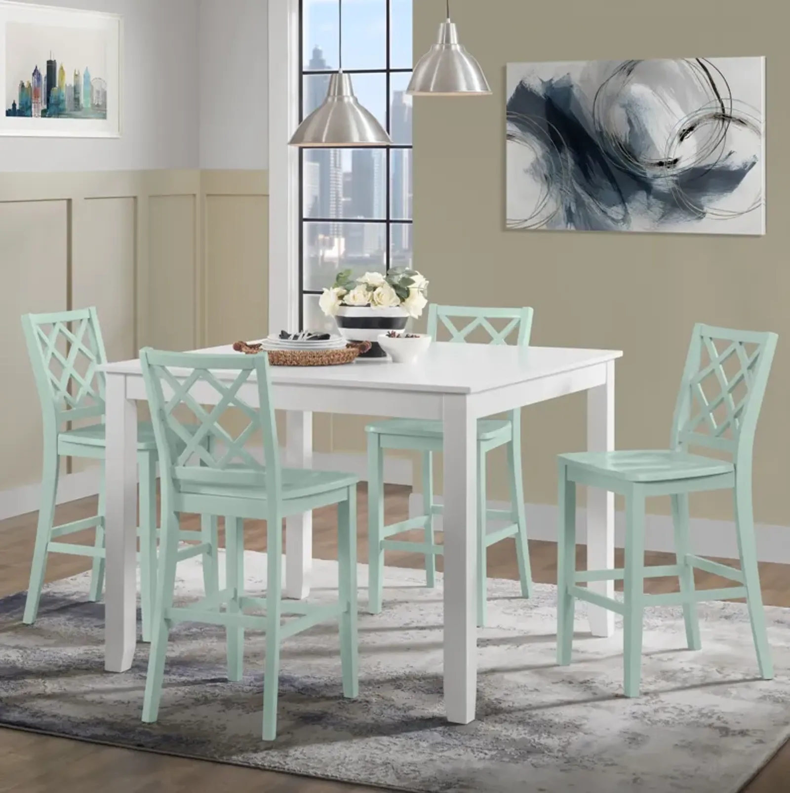 5 Piece Counter Dining Set