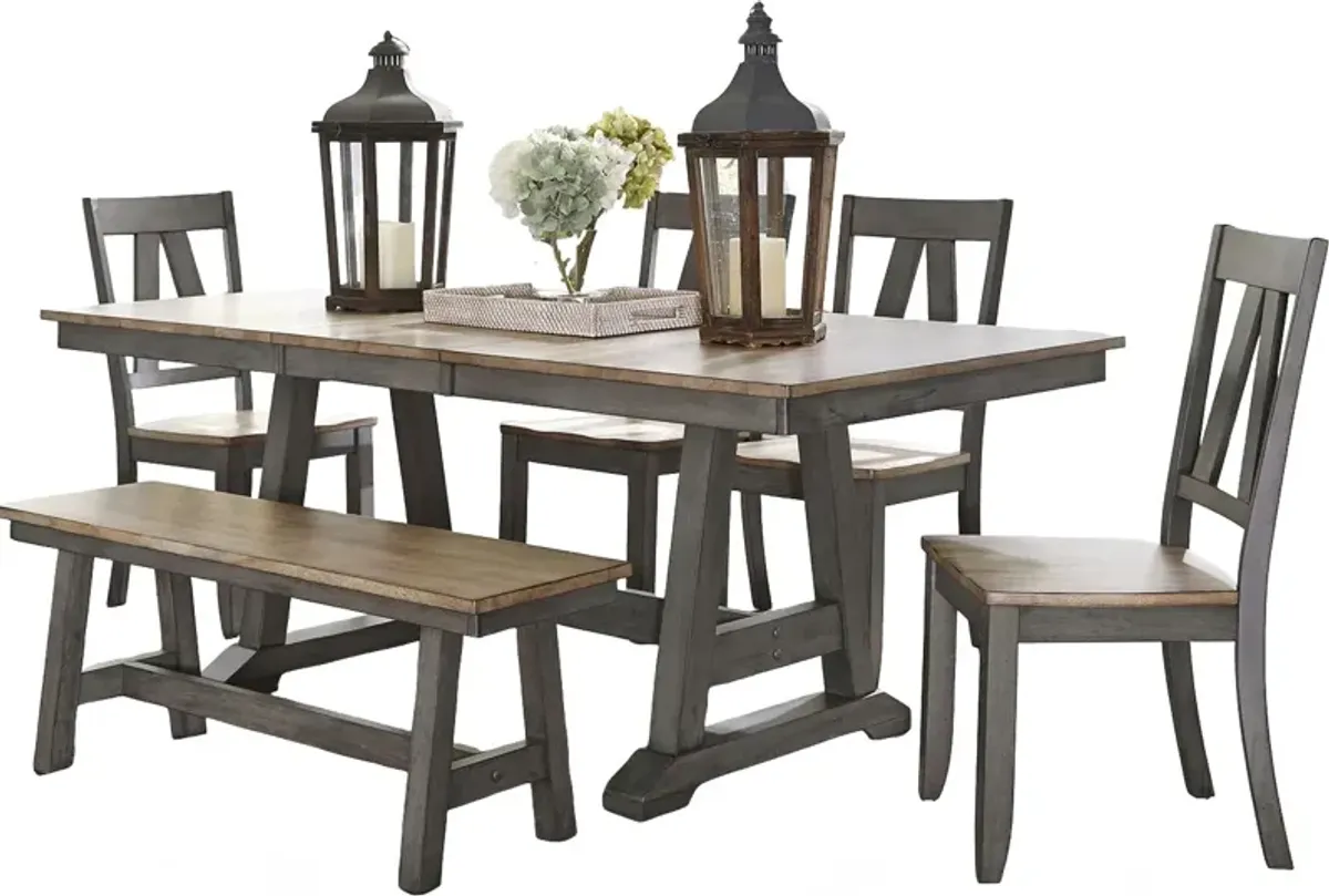Lindsey Farm 6 Piece Dining Room Set