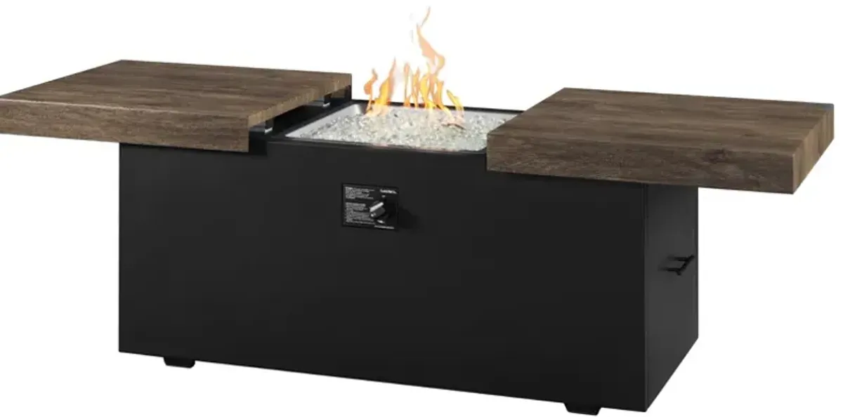 Sliding Fire Pit With Cover