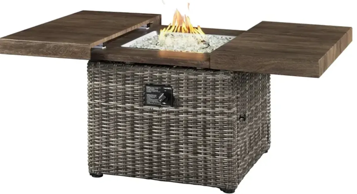 Sliding Top Fire Pit