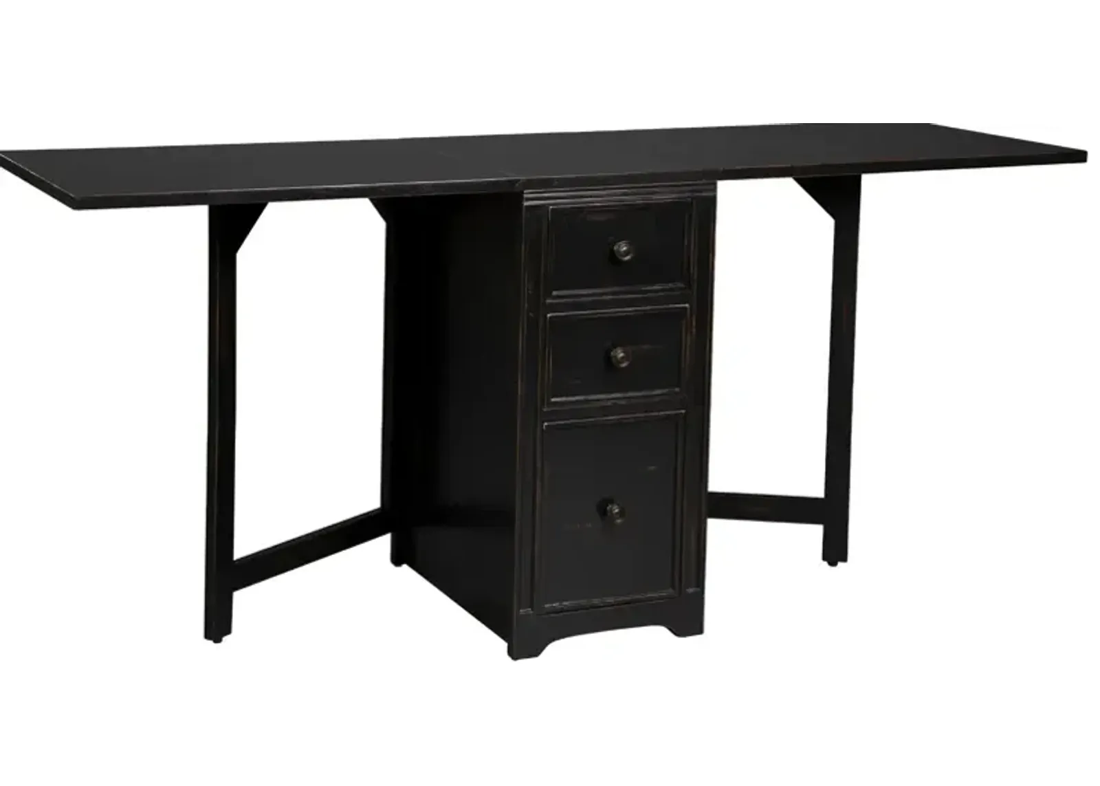 Gate Leg Cabinet Table