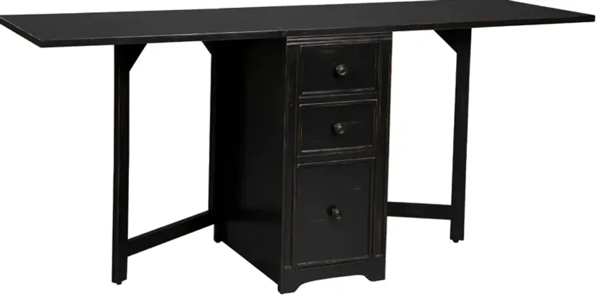 Gate Leg Cabinet Table