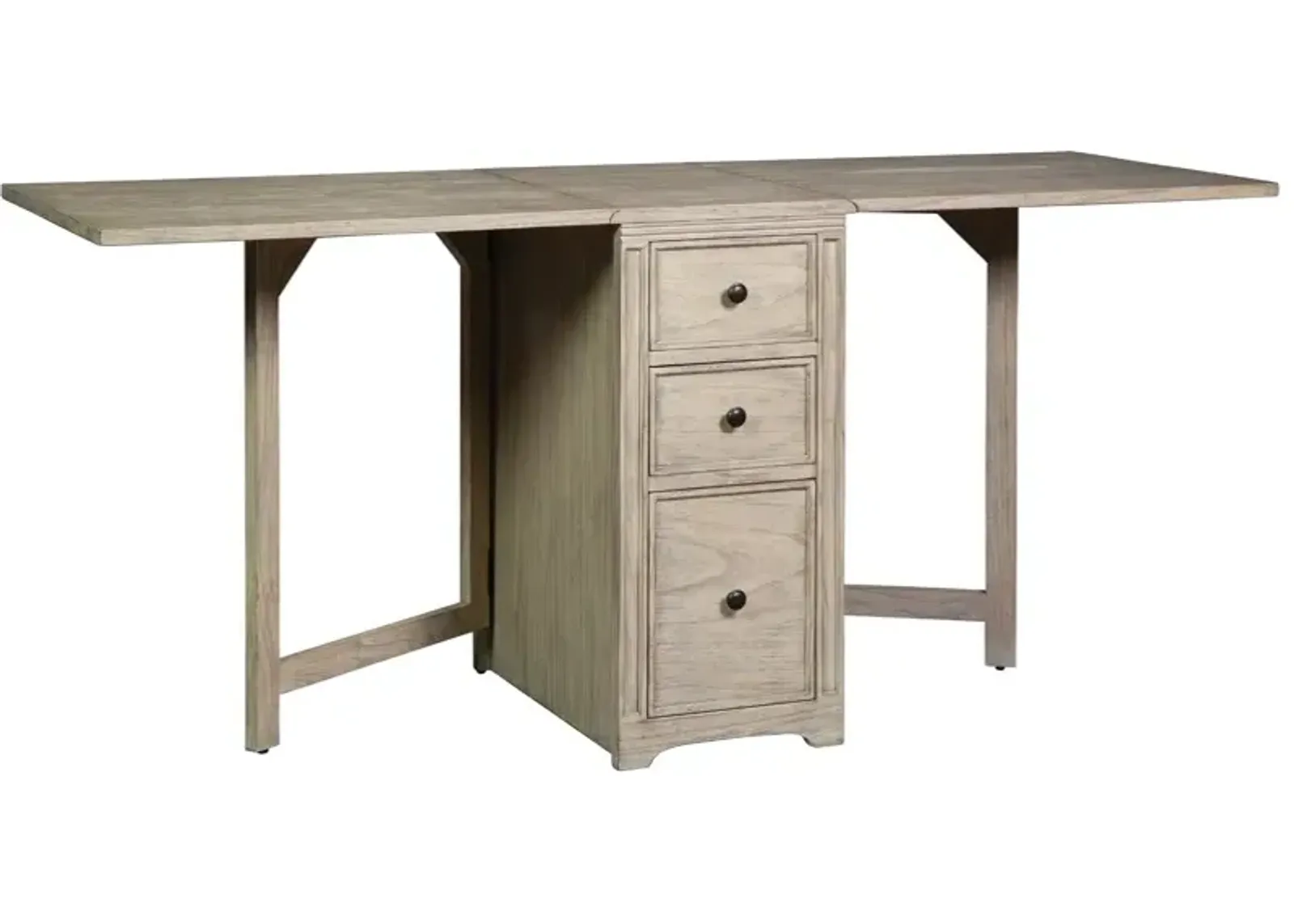 Gate Leg Cabinet Table