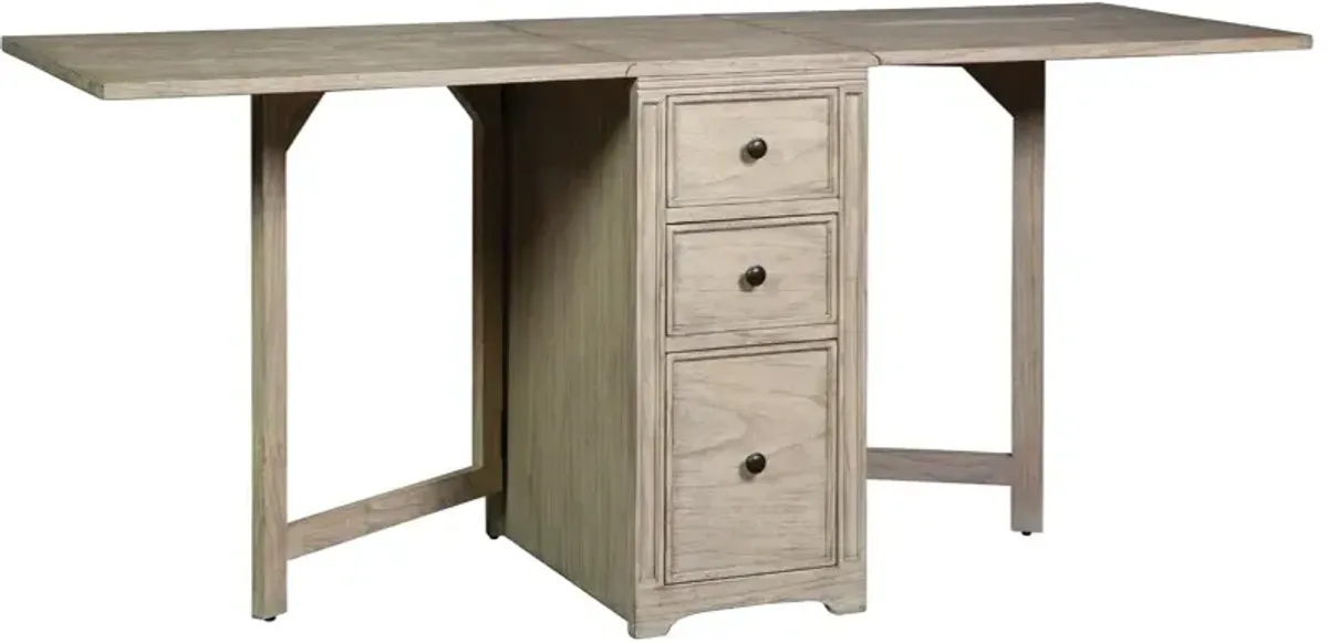 Gate Leg Cabinet Table