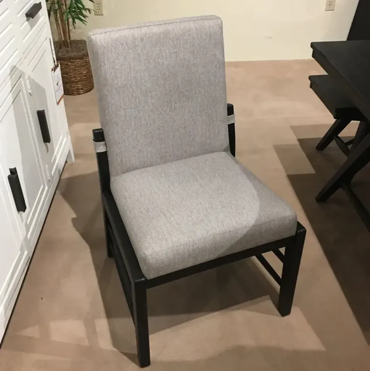 Upholstered Back Side Chair