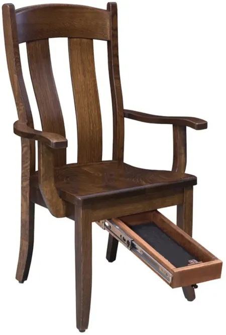 Arm Chair W/Drawer