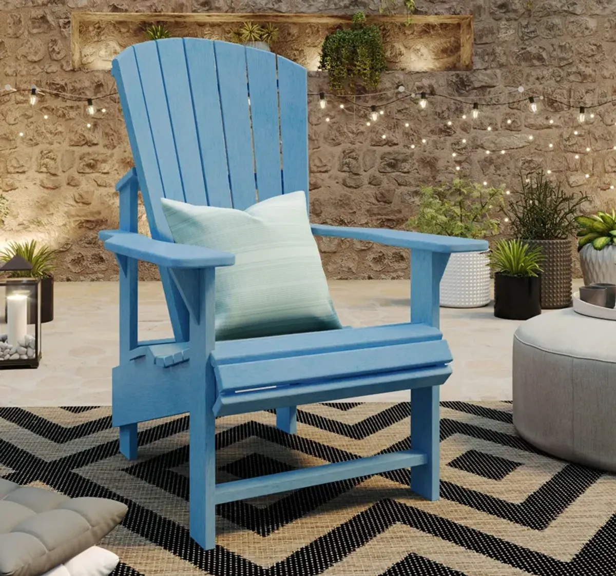 Ambessa Outdoor Upright Adirondack