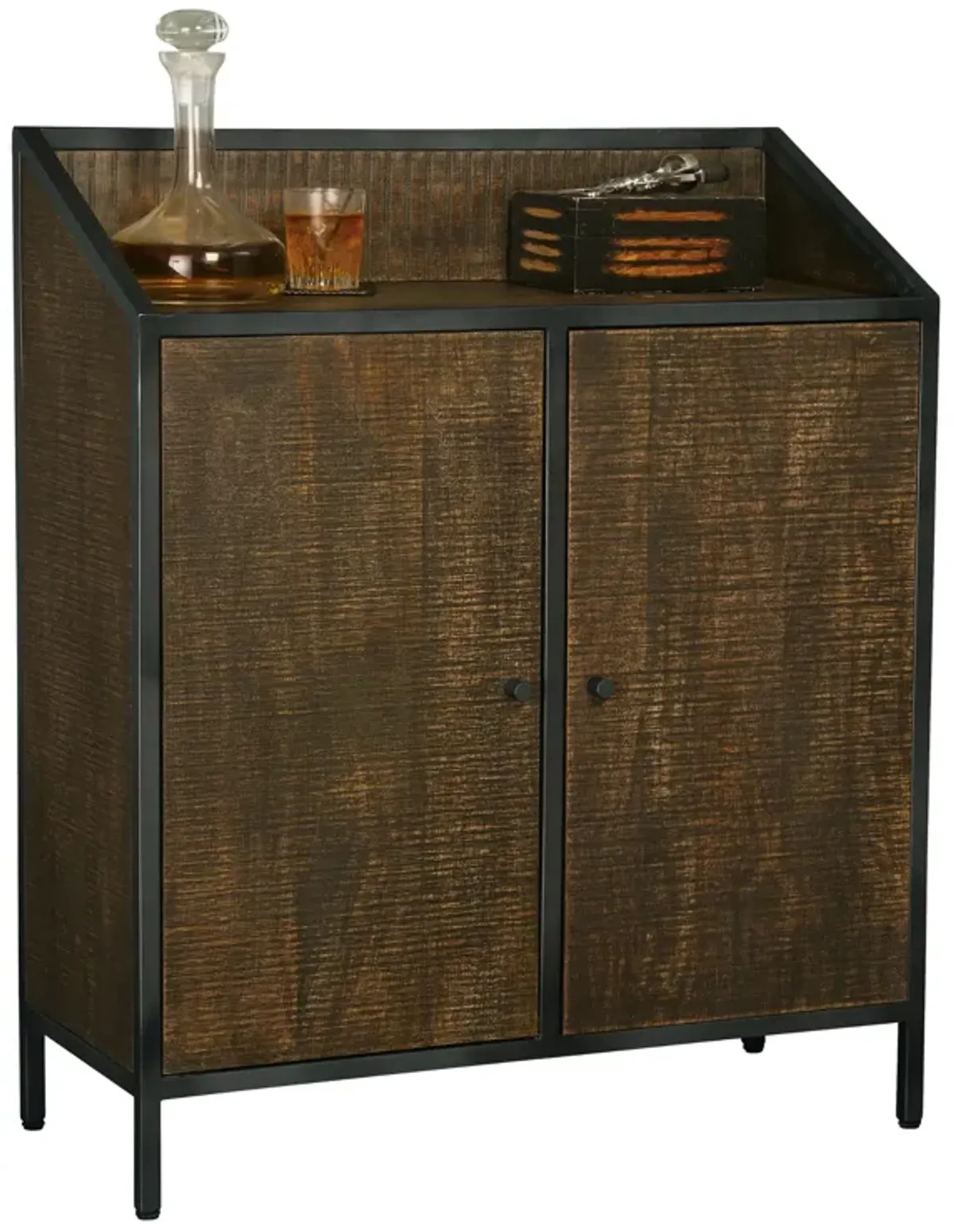 Rare Vintage Console Bar Cart