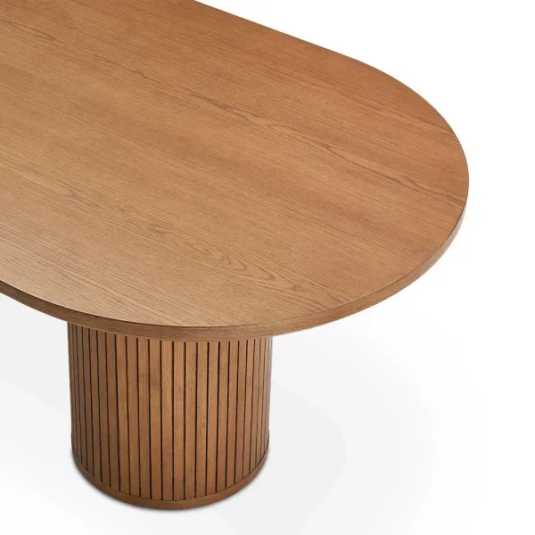 Harper Dining Table 86.6", Chestnut