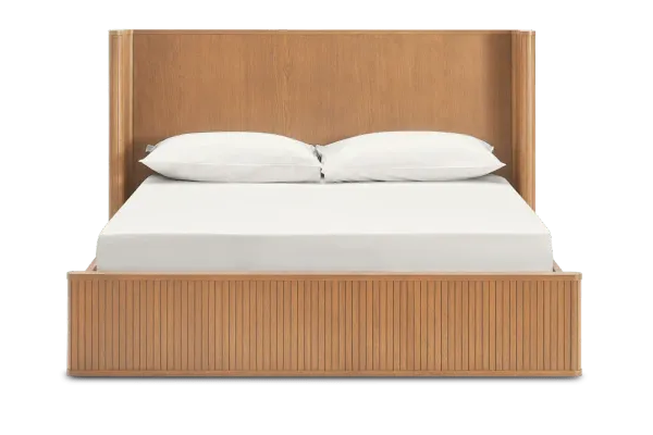 Harper King Size Bed, Chestnut