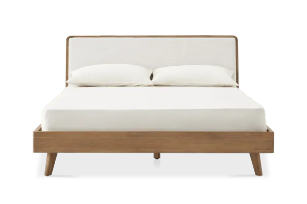 Seb King Bed, (Performance Twill) Creamy White
