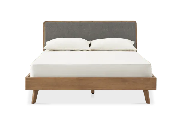Seb Queen Bed, (Performance Twill) Slate