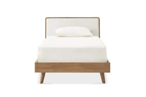 Seb Full Bed, (Performance Twill) Creamy White